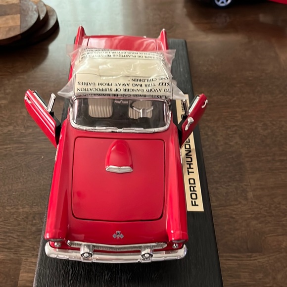 Other - Red convertible ford thunderbird